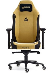 Resim Titanseat Throne Mustard Kumaş Oyuncu Koltuğu 