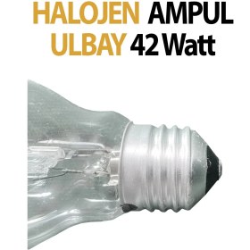 Resim Ulbay Halojen Ampul 42 Watt ( Dimmer Uyumlu ) 