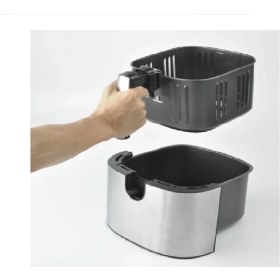 Resim Siyah 4040 Xxl Hava Fritözü, Sağlıklı ve Pratik Pişirme Cihazı 