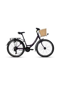 Resim Carraro Jasmine 26 Jant Şehir Bisikleti Mor-gri 44 Cm Mat Mor - Gri 