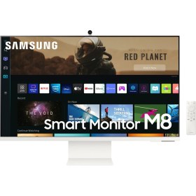 Resim Samsung M8 Serisi LS32BM801UUXUF UHD 32” Dahili Kameralı Akıllı Monitör Beyaz 
