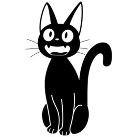 Resim Kıvırcıkyoga Sinirli Kedi (Oto-Motor-Laptop-Duvar-Dekor) 20 x 30 cm 