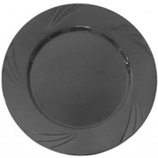 Resim Tabak Kristal 22,5 Cm Siyah Pk:6 +3 