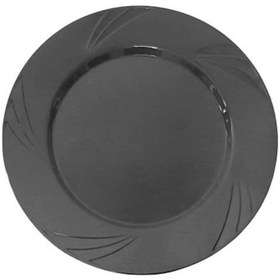 Resim Tabak Kristal 22,5 Cm Siyah Pk:6 +3 