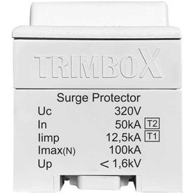 Resim Trimbox Ym3t1t2 B C Sınıfı 4 Kutuplu Parafudr 50ka 