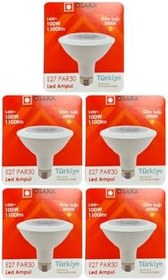Resim Osaka 14W (100W) Sarı Işık (3000K) E27 Duylu Led PAR30 Ampul, 5 Adet 