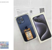 Resim Apple iPhone 15 Pro Max İkinci El TR | 256 GB | Mavi İkinci El İPHONE 15 PRO MAX 256 PİL 90 4 AY GARANTİ HATASIZ