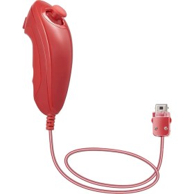 Resim Unbrand 8530 Nintendo Wii Kaymaz Tasarım Için 1:1 Kavisli Kablolu Oyun Denetleyicisi Uzaktan Kablo ile - Kırmızı (Yurt Dışından) 