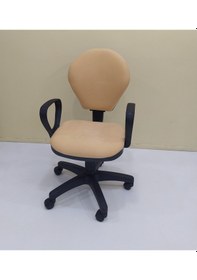 Resim Bengimobilya Çalışma Masası Koltuğu Amartsörlü Metal Transmisyonlu Krem 