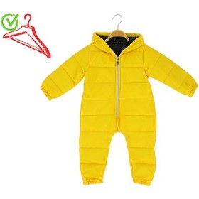Resim Erkek Bebek Tulum Sarı 