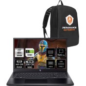 Resim Acer Nitro V 15 Intel Core I5 13420H 48GB 256GB SSD RTX4050/6GB 15.6'' Fhd 144Hz Fdos Taşınabilir Bilgisayar & Per4 Çanta NHQNBEY004P326 