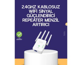 Resim Çift Bantlı Otomatik Kurulum Wifi Repeater Menzil Genişletici 