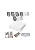 Resim HIKVISION COLORVU GECE-KARANLIKTA 7/24 RENKLİ 5 KAMERALI SET 1TB 