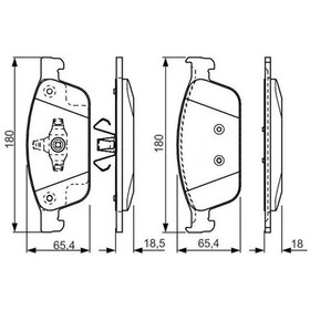 Resim Mga 55661 On Fren Balatasi Bv612k021ac 