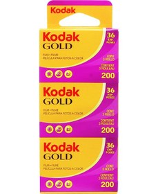 Resim Kodak Gold GB135-36 200 Film 3 Paket 35 MM 