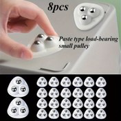 Resim 8 Adet Ağır Hizmet Tipi Beyaz Plastik 360° Dönebilen Paslanmaz Çelik Rulmanlı Tekerlekler - 3 Toplu Yatak Sistemi, Takma Gerektirmeyen Kurulum, Mutfak Sandalyeleri Ofis Koltukları ve Büyük Eşyalar İçin Pürüzsüz Kayar Zemin Tekerleği ile Kolay Bakım Sunan Dayanıklı Çözüm, Döner Tekerlekler, Ağır Hizmet Tipi Döner Tekerlekler, Döner Tekerlekl Mobilya Tekerlekleri, Döner Tekerlekler, Mobilya Tekerlekleri, Ağır Hizmet Tipi Tekerlekler, Tekerlekli Araba Tekerleri, 