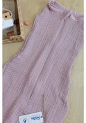 Resim Kız Bebek Pembe Müslin Lüks Anakucağı Kundak Stl6402 Pembe 