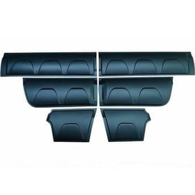 Resim Volkswagen Amarok 2010-2020 Arası Uyumlu Kapı Koruma Kaplaması Gövde Koruması 6 Parça İthal Ürün 