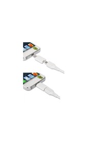 Resim Temiz Pazar Micro Usb Apple Iphone Lightning Çevirici Dönüştürücü Adaptör 