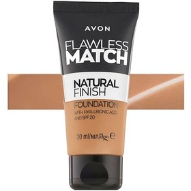 Resim Avon Flawless Match Natural Likit Fondöten Spf20 30 ML Shell 235P 