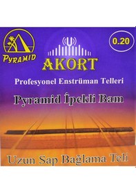 Resim Akort 0.20 Pyramid Uzun Sap Bağlama Teli - Saz Teli 