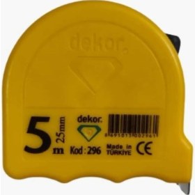Resim Normadia Çelik Şerit Metre 5 M x 25 Mm, Hassas Ölçüm Aracı 