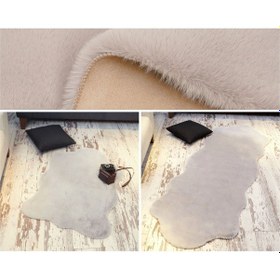 Resim Tappeto Re x Tavşanı Post Peluş Gri 