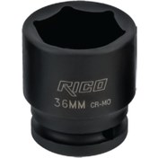 Resim Rico 3/4” 6 Köşe kısa Havalı Lokma 36mm 