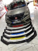 Resim Sare Tuning Fiat Tempra 1990-2001 4 Parça Beyaz Ön Ek Piano Black Lip 