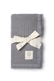 Resim Muslin Peştemal Gri - Gri / STD 