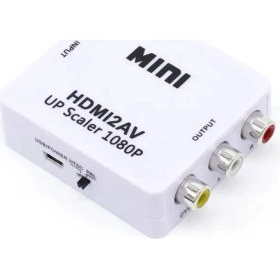 Resim PrimeX Plus PX-1220 HDMI To Av Çevirici, HDMI To Av Görüntü Aktarıcı (Pc HDMI Girişini Av Tvye Aktarır) 