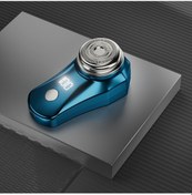 Resim Mini Elektrikli Tıraş Bıçağı Su Yıkama 3d Yüzer Kafa Yeni Mini Taşınabilir Dijital Scratula P3o Mavi 