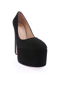 Resim Dgn 34100-22k Kadın Yüksek Platform Topuklu Ayakkabı 34100-1242-R1680 Siyah 