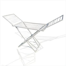 Resim Paslanmaz İz Leke Yapmaz Yer Çizmez Kanatlı PVC Plastik Çamaşırlık Çamaşır Kurutma Rafı Askısı 