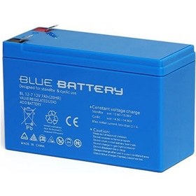 Resim Bluebattery 12v 7ah Kuru Tip Bakımsız Akü 