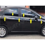 Resim Db Chrome Fiat Grande Punto Cam Çıtası Nikelajı 2005 Sonrası 6 Pa 