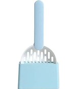 Resim Soulader Kedi Kumu Küreği Evcil Hayvan Tuvalet Temizleme Aparatı Poşetli Pratik Kum Kabı Aksesuarları Katı Sıvı Ayırma Özellikli 