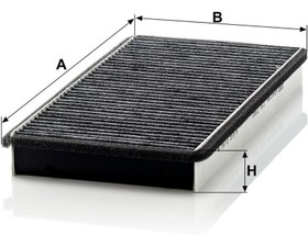 Resim MANN-FILTER CUK 3360 Kabin Hava Filtresi | Porsche Boxster / Boxst 