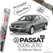 Resim Volkswagen Passat B6 Muz Silecek Takımı (2006-2010) Bosch Aeroeco 