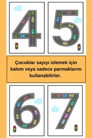 Resim Welly Jones Sayı İzleme Kartları, Bu Eğlenceli Kartlarla Sayıları Yazmayı Öğretin! 
