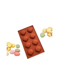 Resim Silikon Kalıp İstiridye Shell Deniz Kabuğu Kalıbı 8 Li Çok Renkli 