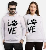 Resim Tshirthane Love Pati Sevgili Kombinleri Kapüşonlu Kombini 