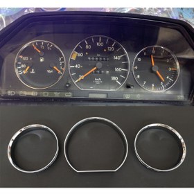 Resim GCP German Car Parts W124 Gösterge Kadran Krom Halka Seti - W124 Krom Halka 