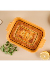 Resim Aryıldız Elissa 25 Cm D.dörtgen Fırın Kabı Sarı 