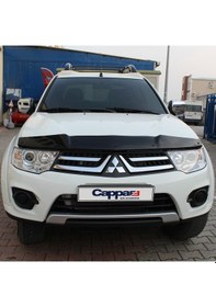 Resim Cappafe Mitsubishi L200 Ön Kaput Koruma Rüzgarlık 4Mm Abs 07-15 