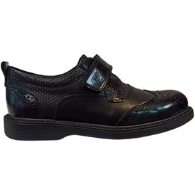 Resim Tiflani Agent's Anatomic Shoes Çocuk Siyah Hakiki Deri Klasik Ayakkabı-siyah 