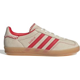 Resim adidas JS1402 GAZELLE INDOOR W Bej Deri Kadın Lifestyle Ayakkabı 