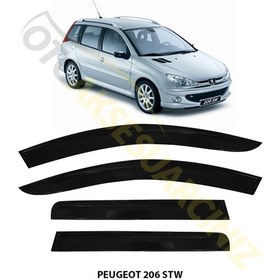 Resim Peugeot 206 Stw 2002 - 2007 Arası Mugen Cam Rüzgarlığı 4 Lü Takım N11.32309 