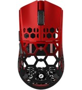 Resim Hawk Gaming Hm620 8k Hz 30000 Dpı Tri-mode Kablosuz/bluetooth Siyah Kırmızı Gaming Mouse 