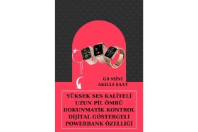 Resim Normadia Akıllı Saat ve Powerbankli Bluetooth Kulaklık, Hediye Aksesuarıyla Keyifli Kullanım 